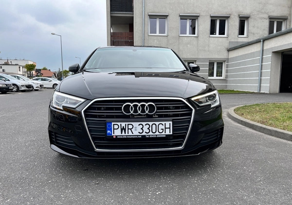 Audi A3 cena 61900 przebieg: 138000, rok produkcji 2016 z Września małe 667
